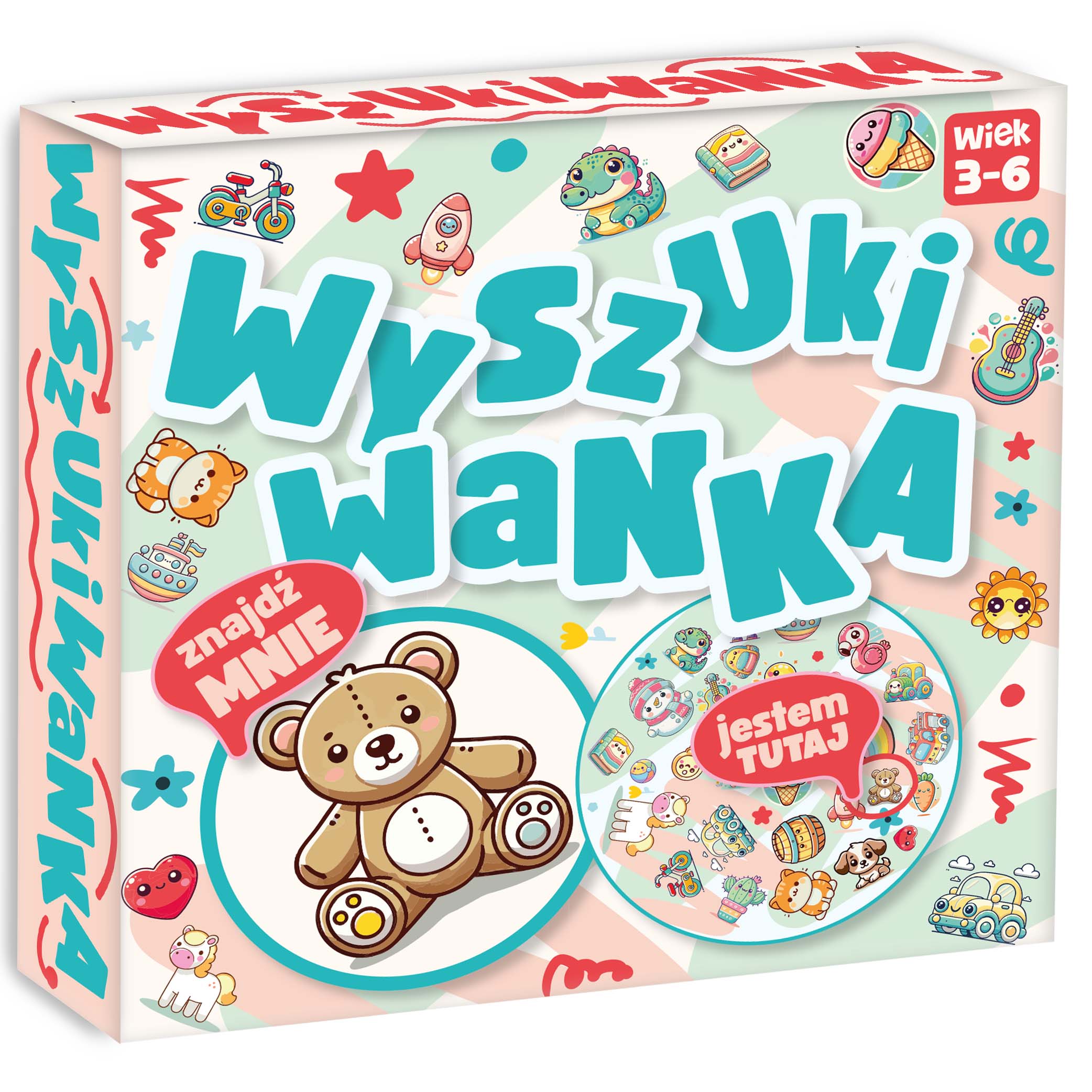 Gra planszowa Wyszukiwanka dla Dzieci 3-6 lat Kangur