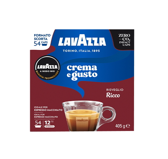 Levně Kávové kapsle Crema&Gusto Ricco Espresso 54ks Lavazza