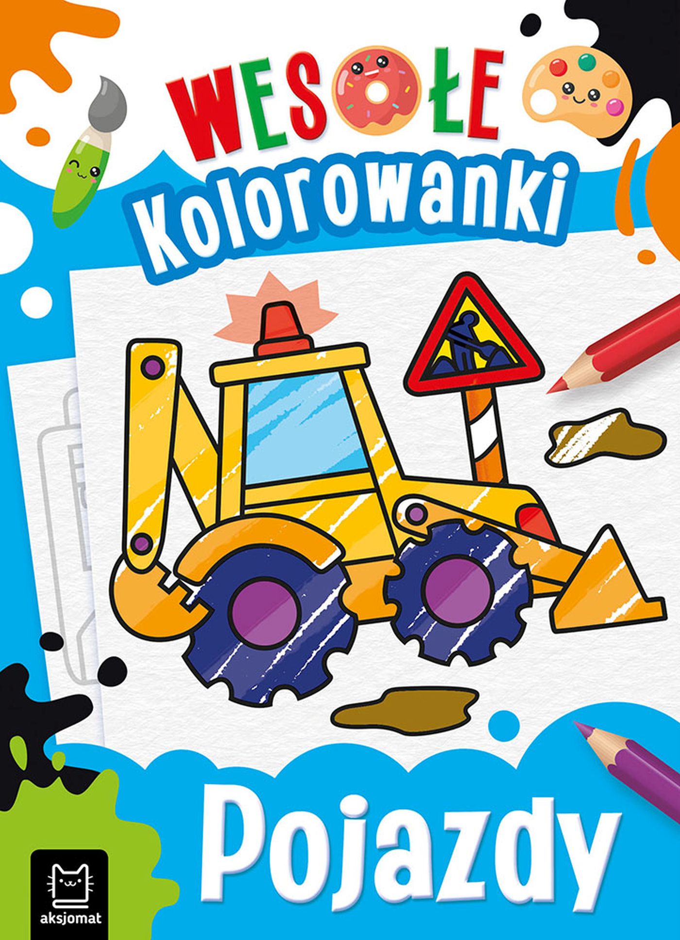 Wesołe kolorowanki kolorowanka Pojazdy