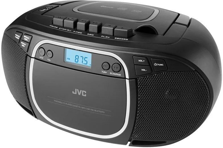 CD přehrávač Jvc RCE451B černý CD Magnetofon Radio Bluetooth