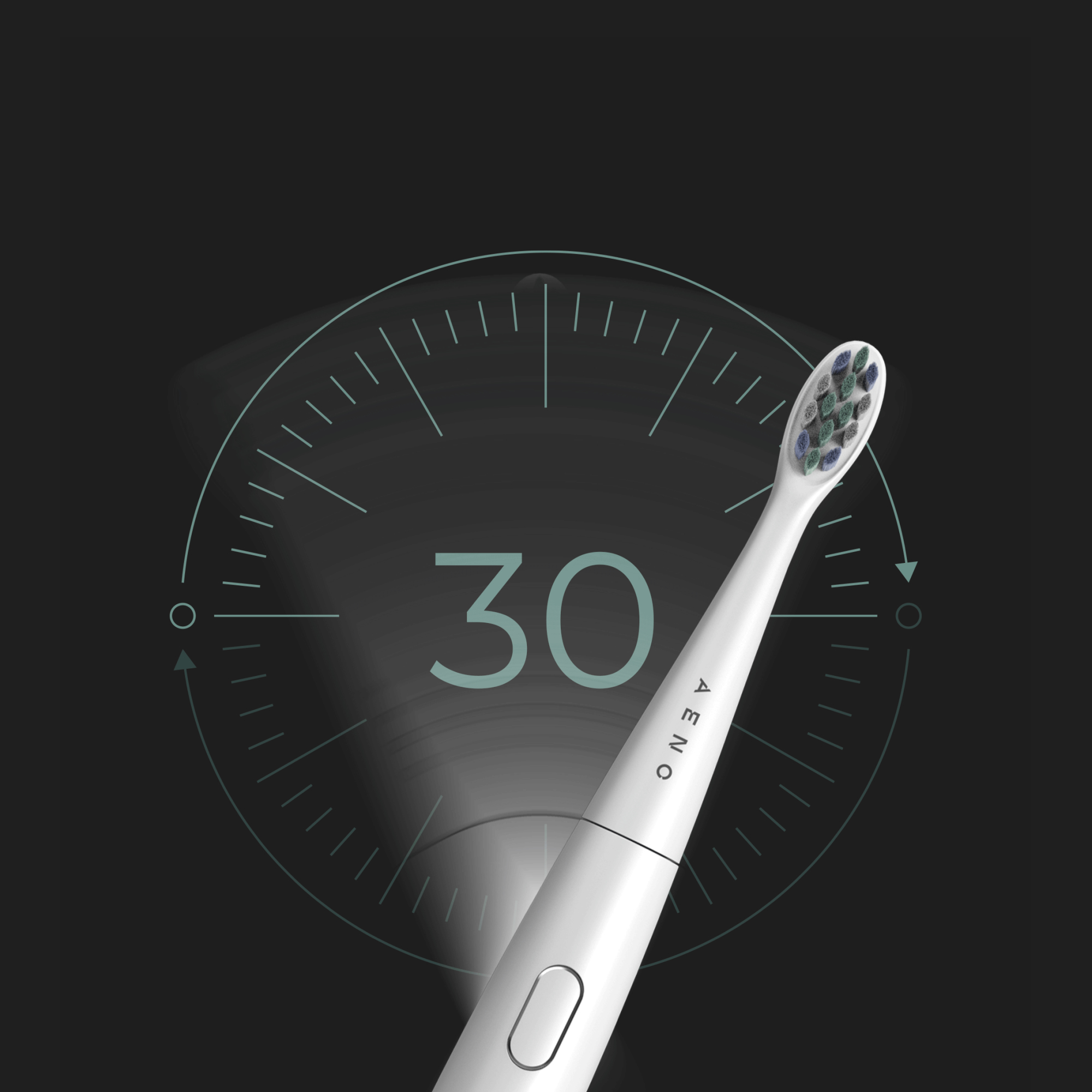 AENO DB8 Szczoteczka soniczna 30000 RPM 3 tryby 100 dni biała — 15