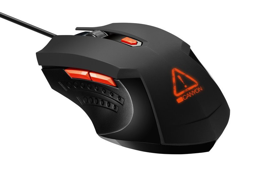 CANYON Mysz gamingowa Star Raider GM-1 RGB 6 Przyc. Przew. Czarna — 17