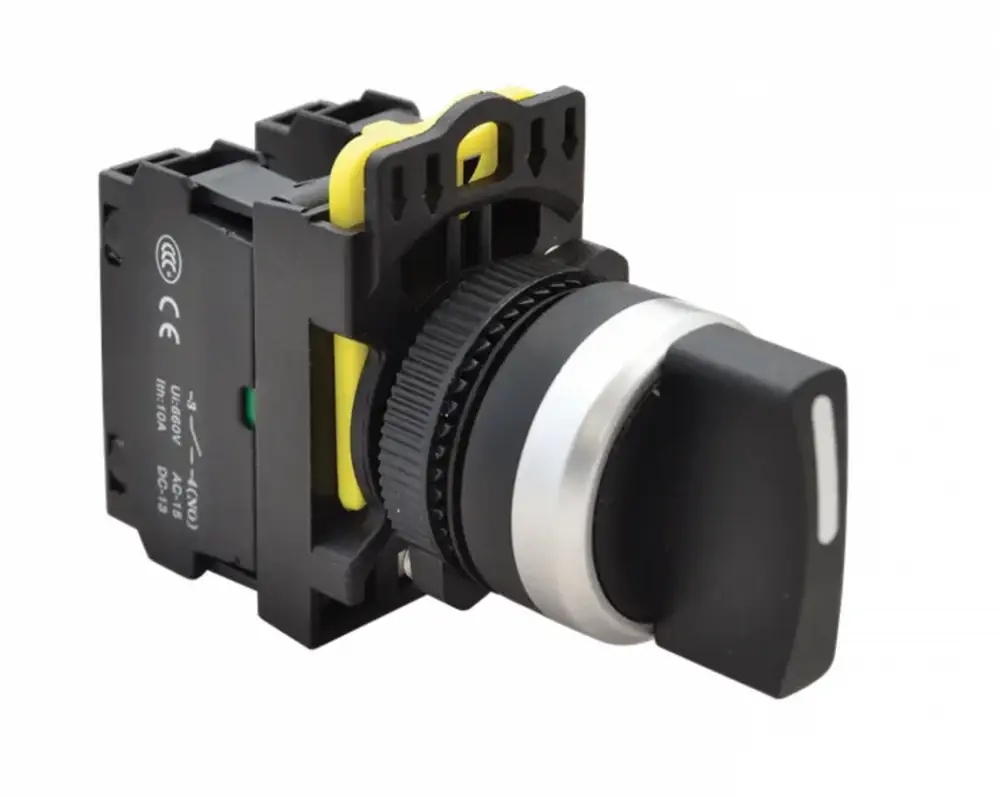 Przełączniki pokrętny zwykły NYK3-S31BK 1-0-2