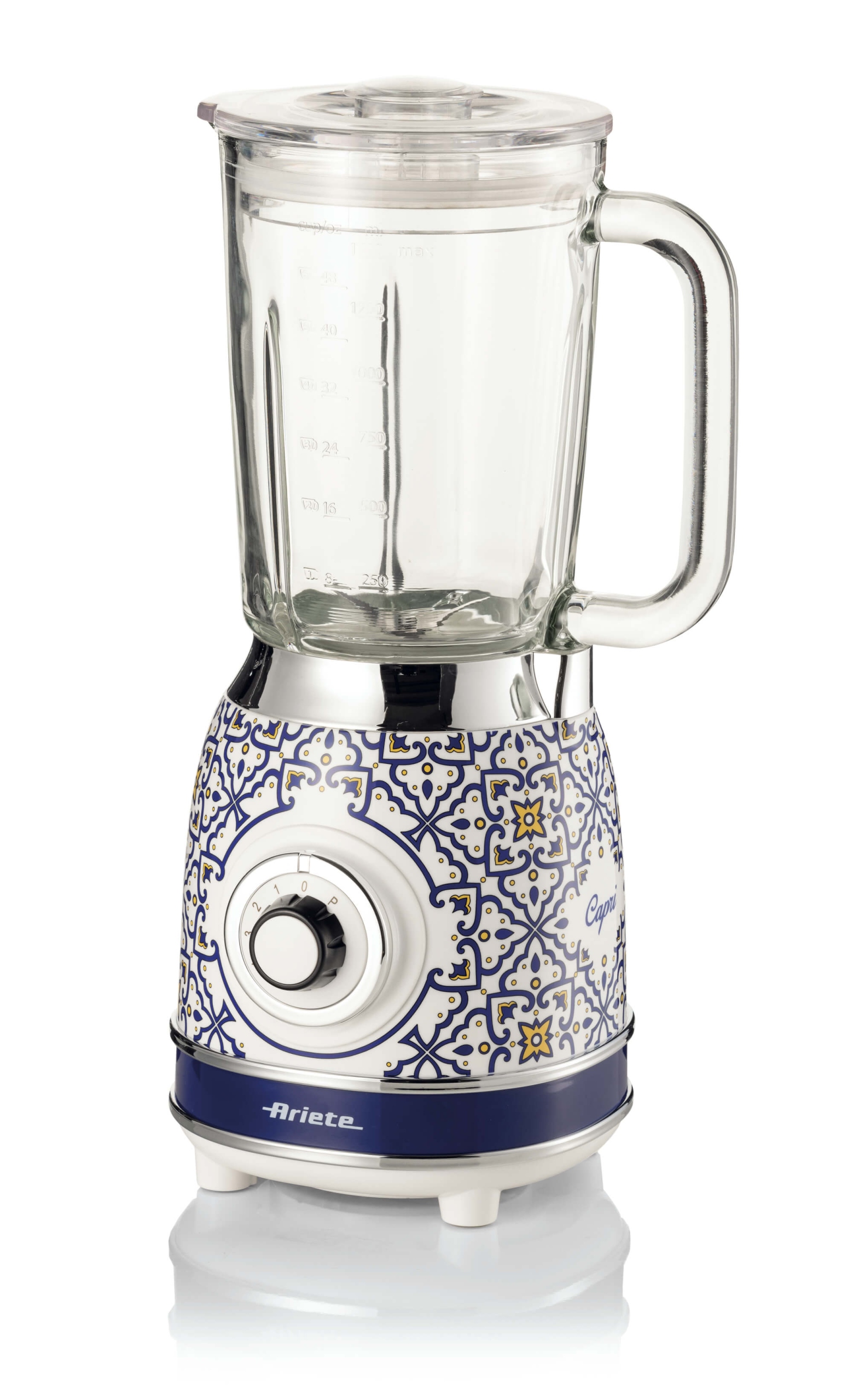 Blender kielichowy Ariete 5830C 1000W 4 prędkości 1,5L 4 ostrza Capri