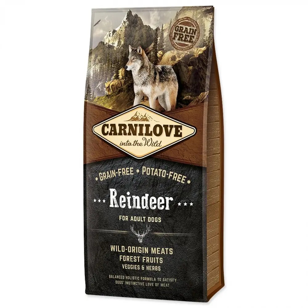 Levně Carnilove Reindeer pro dospělé psy 12 kg