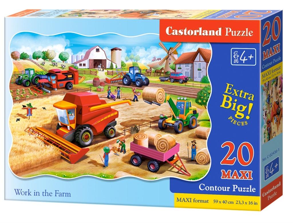 

Puzzle Castorland 20 szt. Work on the Farm 43015