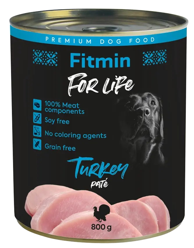 Levně Fitmin Dog For Life Konzerva krůtí 800 g