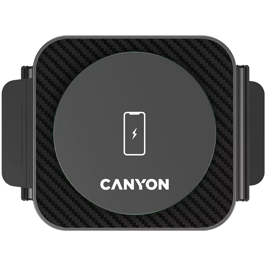 CANYON Ładowarka bezprzewodowa WS-305 15W 3w1 Składana Czarna — 16