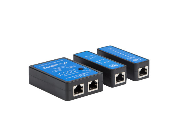 Tester kabli Lanberg NT-0404 PoE RJ45, RJ11, Coaxial