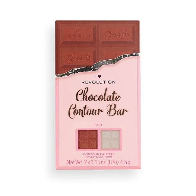 Makeup Revolution Chocolate Cotour Bar Paleta do Konturownia twarzy Medium