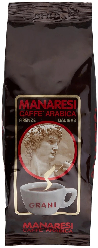 Kawa Manaresi bar ziarno 1kg 60% arabiki urok Toskanii