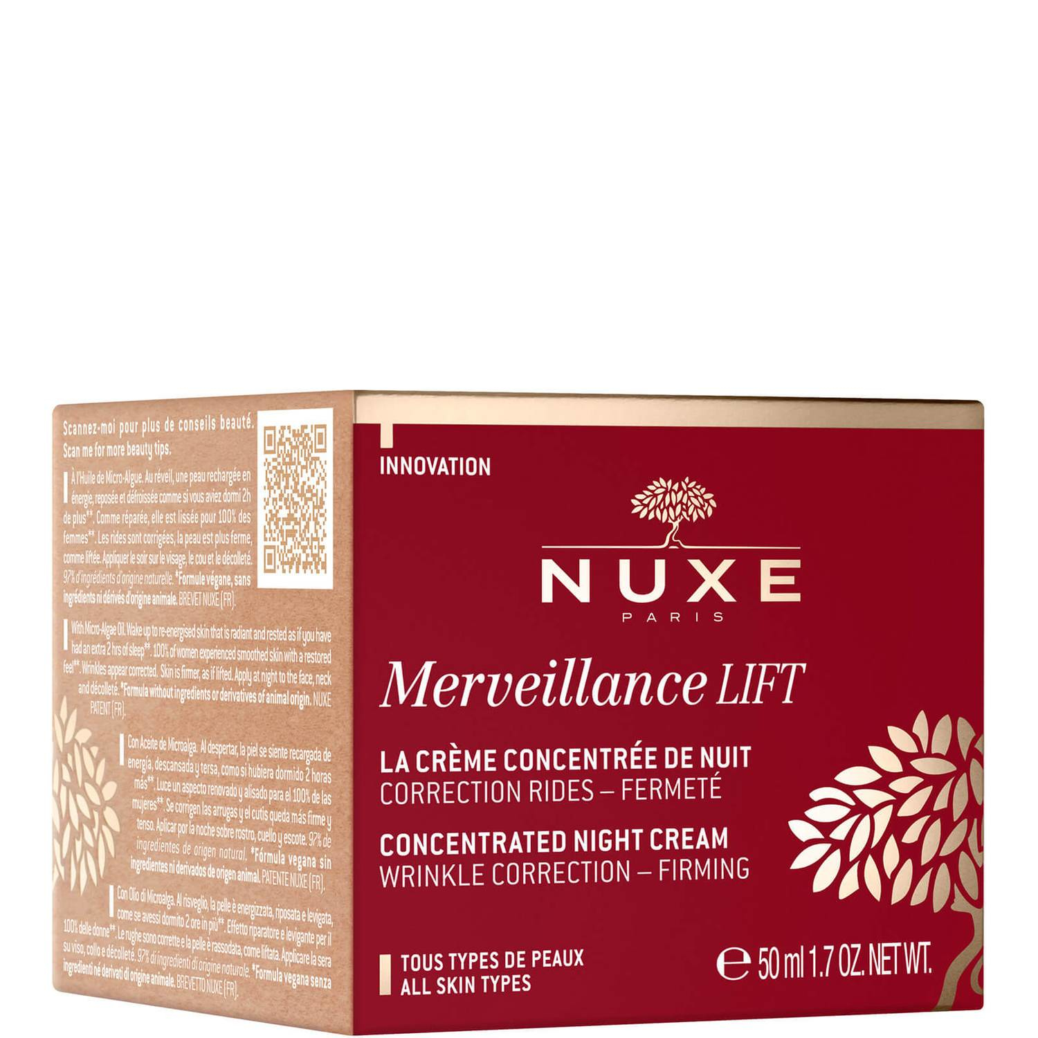 Nuxe Merveillance Lift Krem liftingujący na noc 50 ml