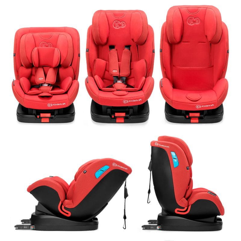 Fotelik Kinderkraft Vado red 0-25 kg