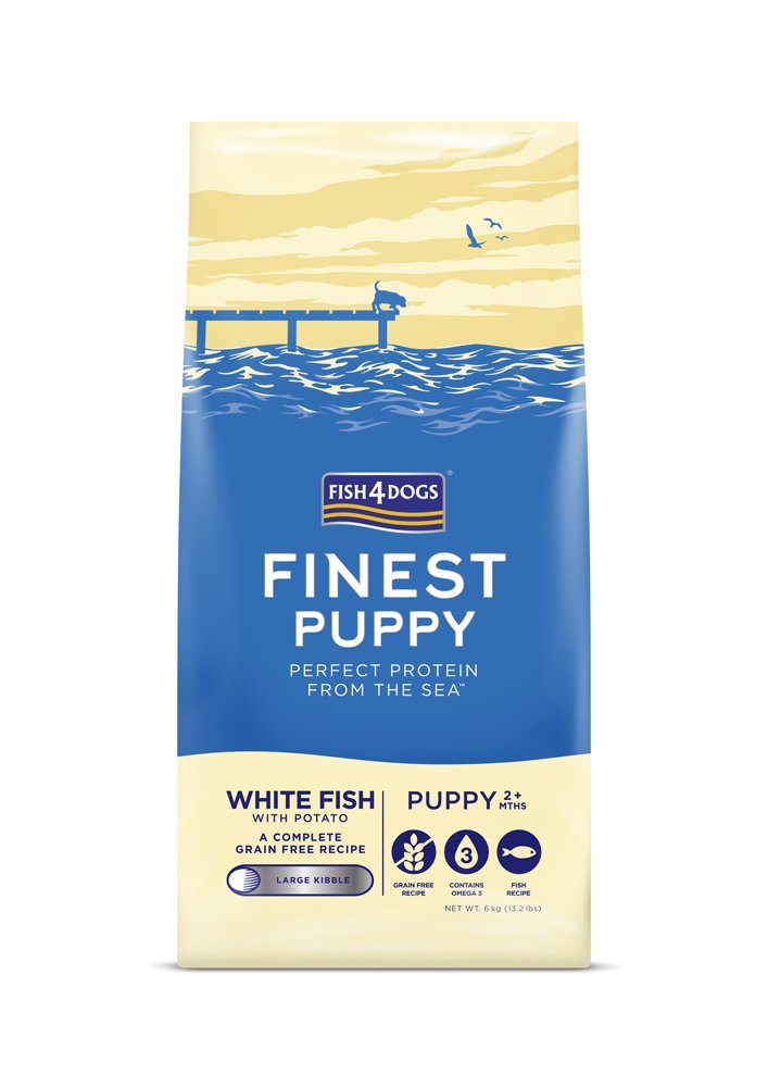 Fish4Dogs Finest White Fish Puppy Velká plemena 6 kg