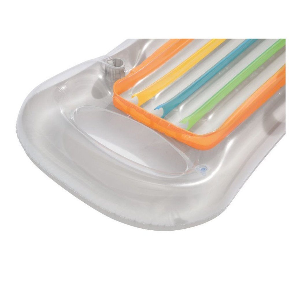 BESTWAY 43028 MATERAC LEŻAK DMUCHANY FOTEL Z OPARCIEM NA PLAŻĘ do PŁYWANIA Model 43028