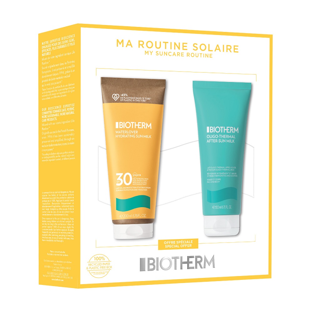 Biotherm Sun Milk SPF30 After Sun opalovací krém s filtrem a balzámem 400 ml