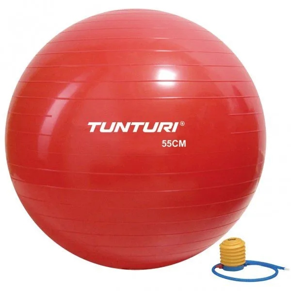Tunturi Piłka gimnastyczna Tunturi 55 cm czerwona