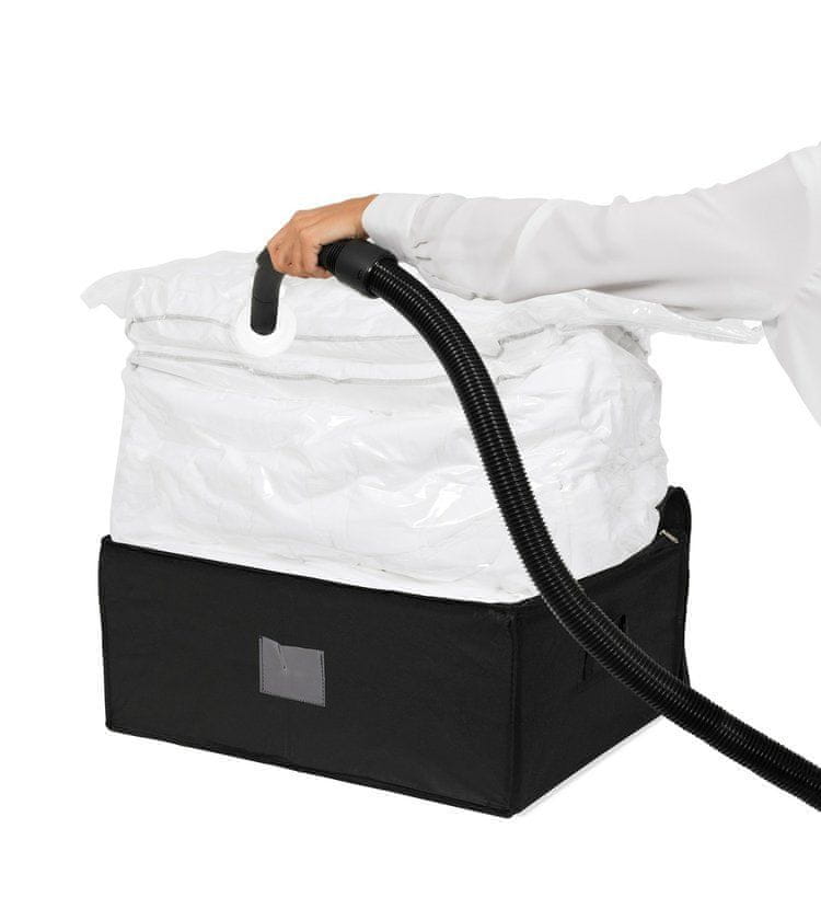 Levně Kompaktor Krabička pro vakuové uskladnění XXL 210 litrů 3D Black Edition