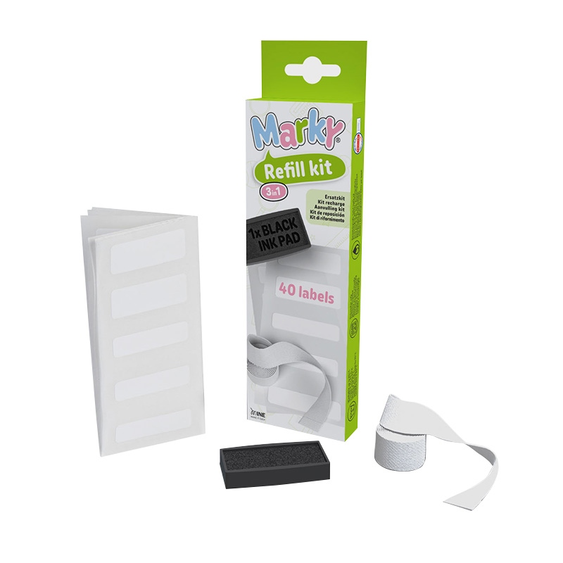 ZESTAW UZUPEŁNIAJĄCY do PIECZĄTEK COLOP do ZNAKOWANIA UBRAŃ TAŚMY + WKŁADKA