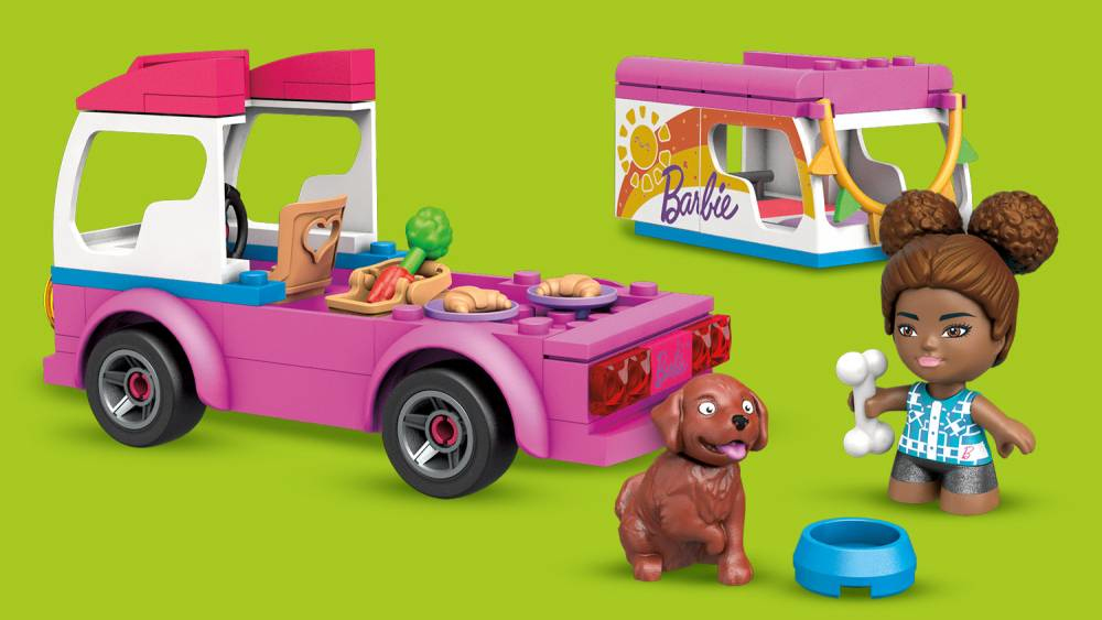 Mega Bloks Construx Barbie Kamper GWR35 Wiek dziecka 5 lat +