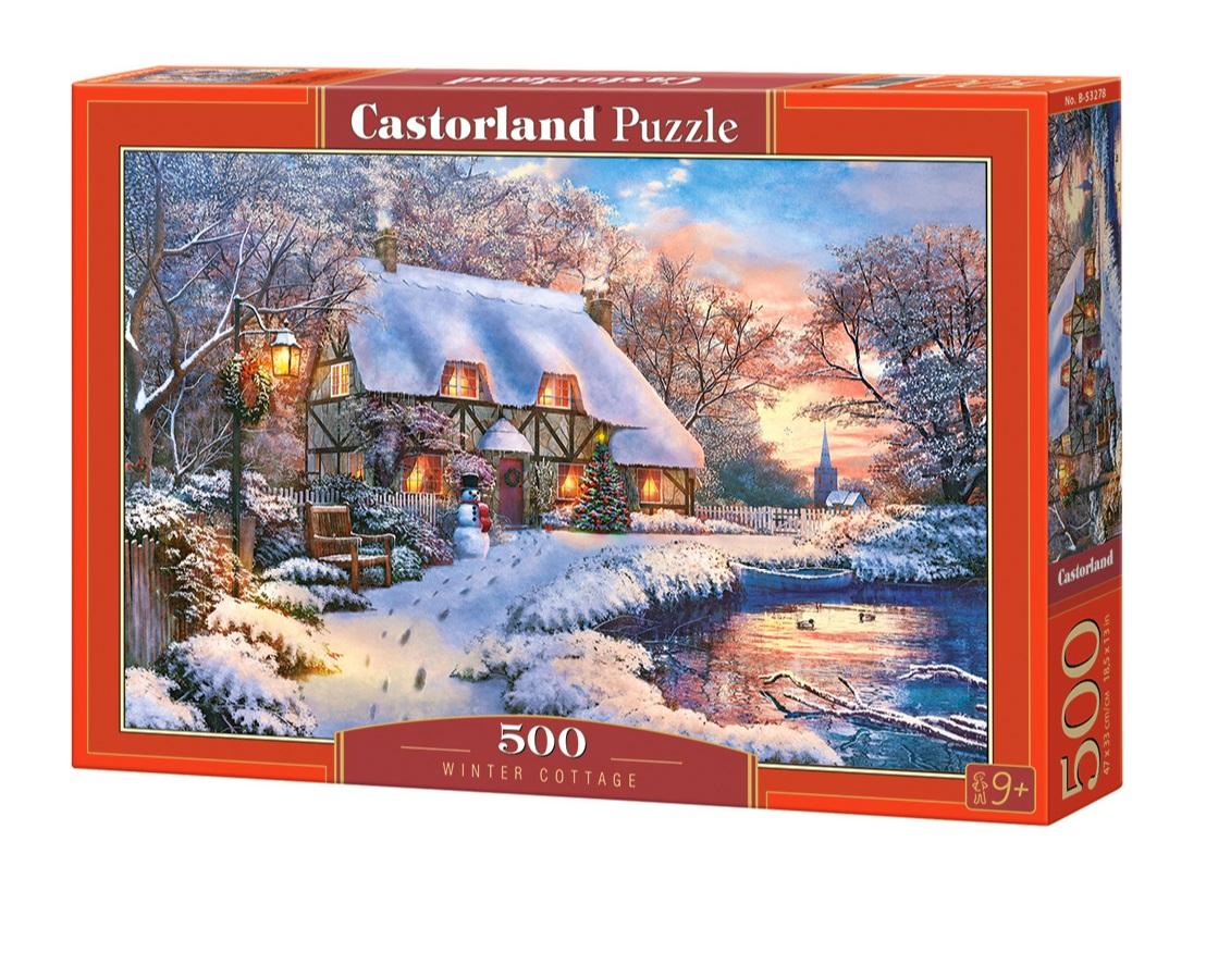 

Puzzle 500 Winter Cottage 53278