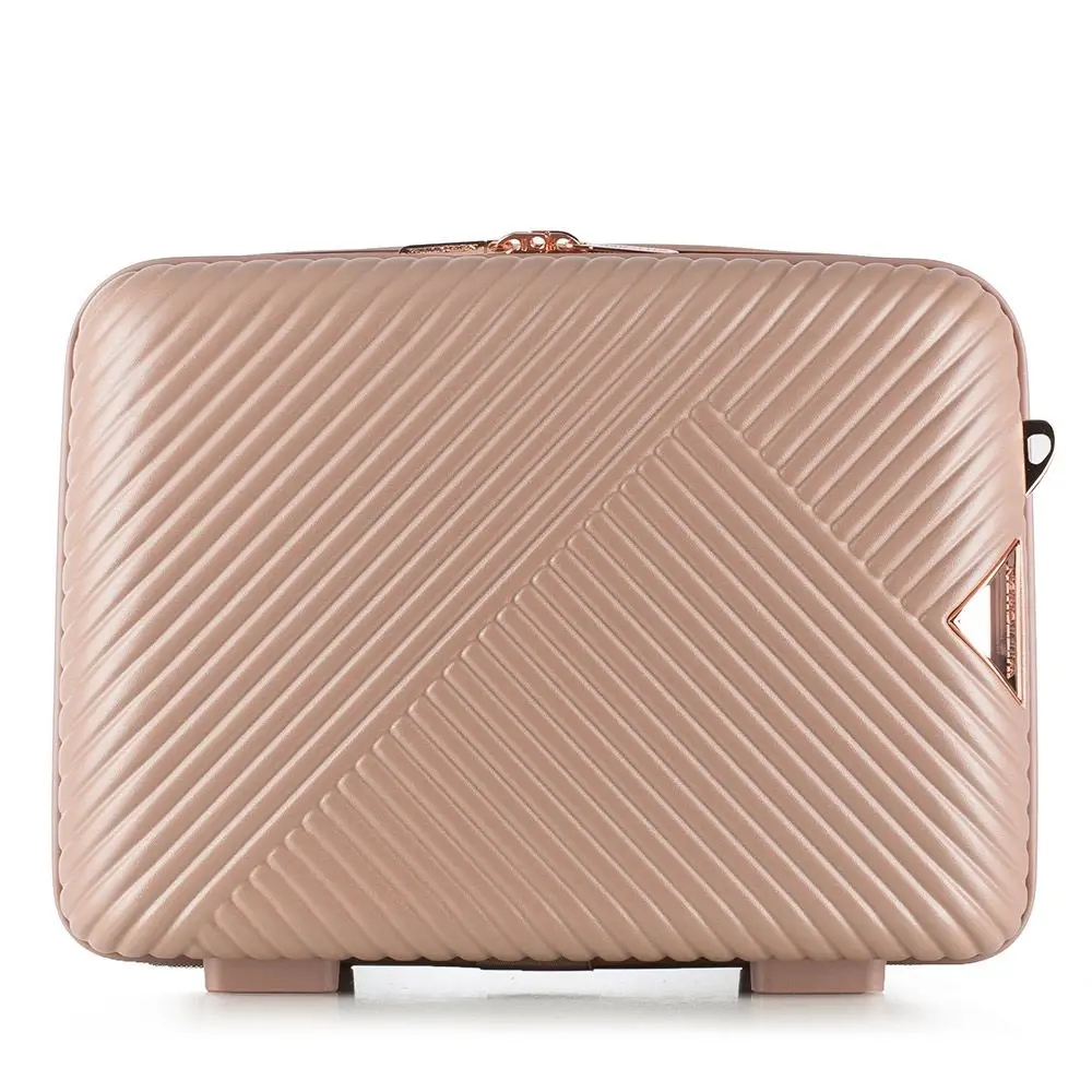 Kosmetyczka Wittchen 56-3P-844-77 różowy Policarbon Kuferek Podróżny