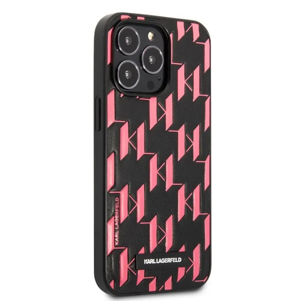 Plaketa s monogramem Karla Lagerfelda Pouzdro iPhone 13 Pro Max