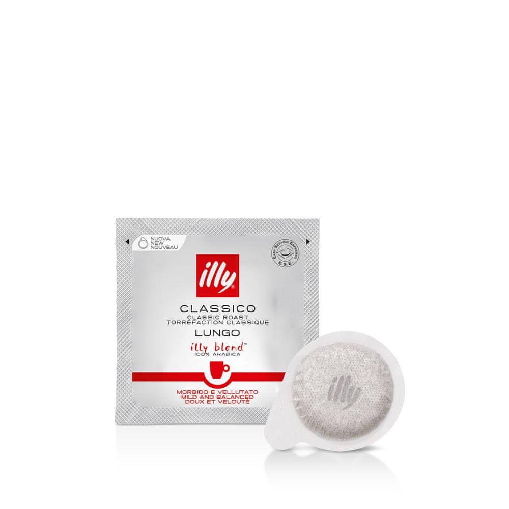 Levně illy Porcovaná káva E.s.e 200 dávek Lungo