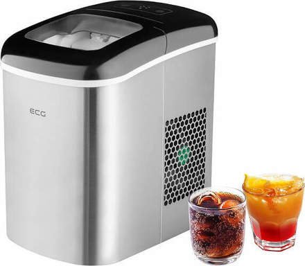Výrobník ledu Ecg ICM 1253 stříbrný/šedý 100 W