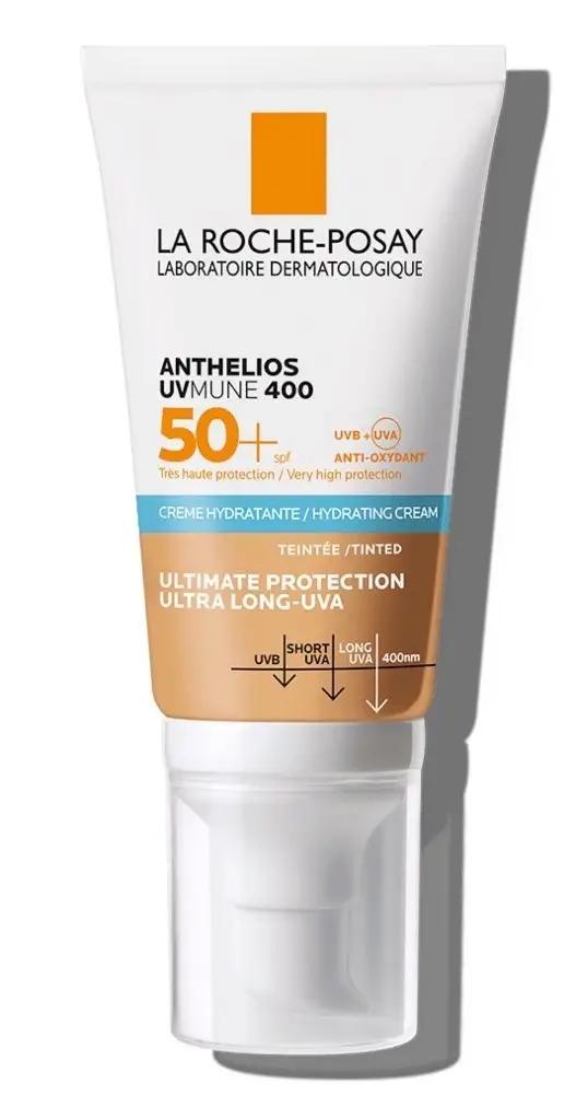 La Roche Anthelios UVmune 400 Tonujący Ochronny Krem Do Twarzy SPF50+ 50 ml