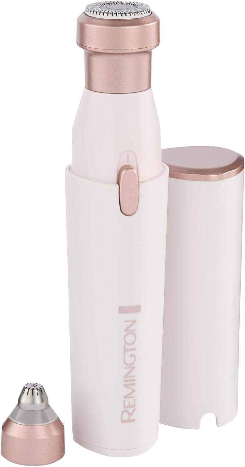 Golarka do twarzy Remington BareMe 2w1 różowa akumulatorowa wodoodporna