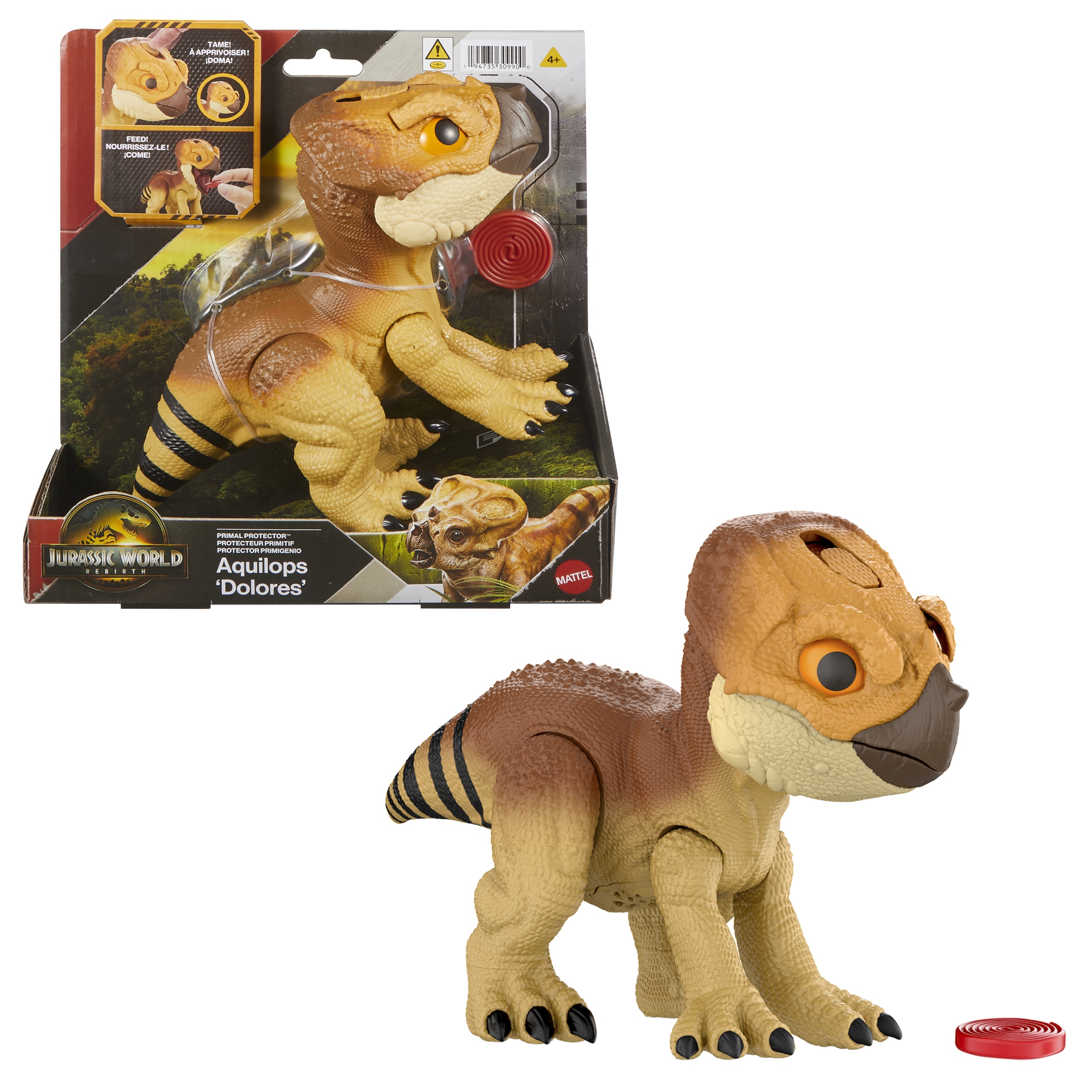 Jurassic World Aquilops Interaktywny przyjaciel Figurka Dinozaur JGC01