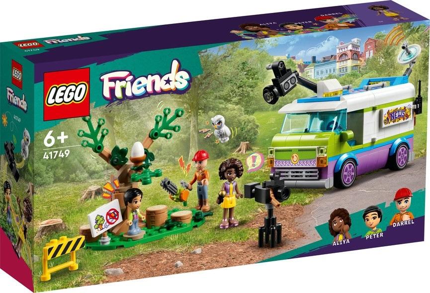 Lego Friends Stavebnice Reportážní Dodávka Auto Novináře 41749
