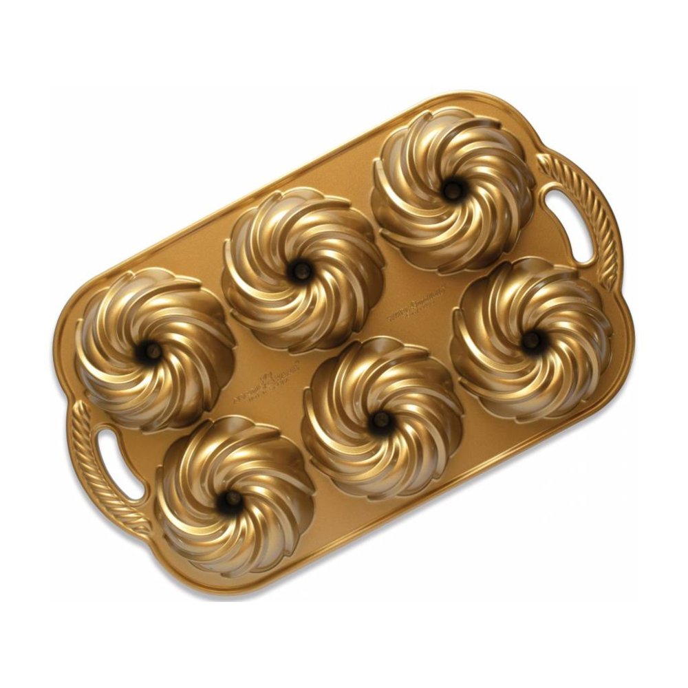 Nordic Ware Forma na 6 minibáboviek Ware Swirl