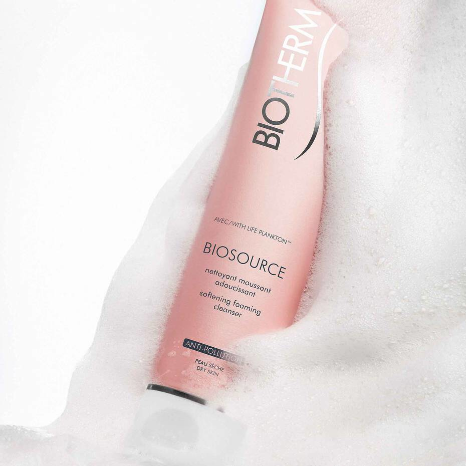 Biotherm Biosource Zjemňující pěnivý čisticí gel 150 ml