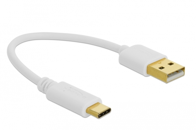 Jakość Kabel krótki Delock USB USB C 15cm