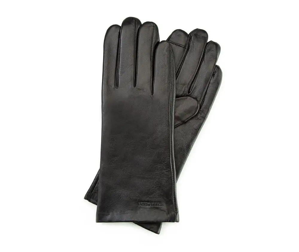 Wittchen dámské kožené dotykové rukavice 901-1-L černé