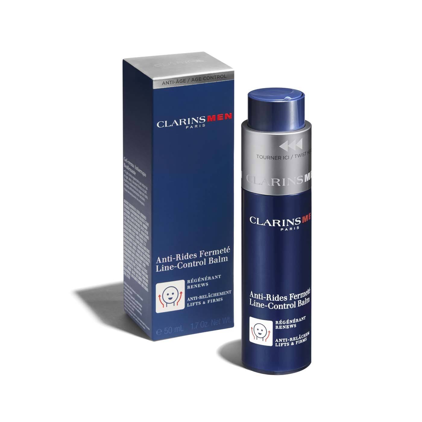 Emulsja Do Twarzy Przeciwzmarszczkowy Clarins Men Line Control Balm 50 ml