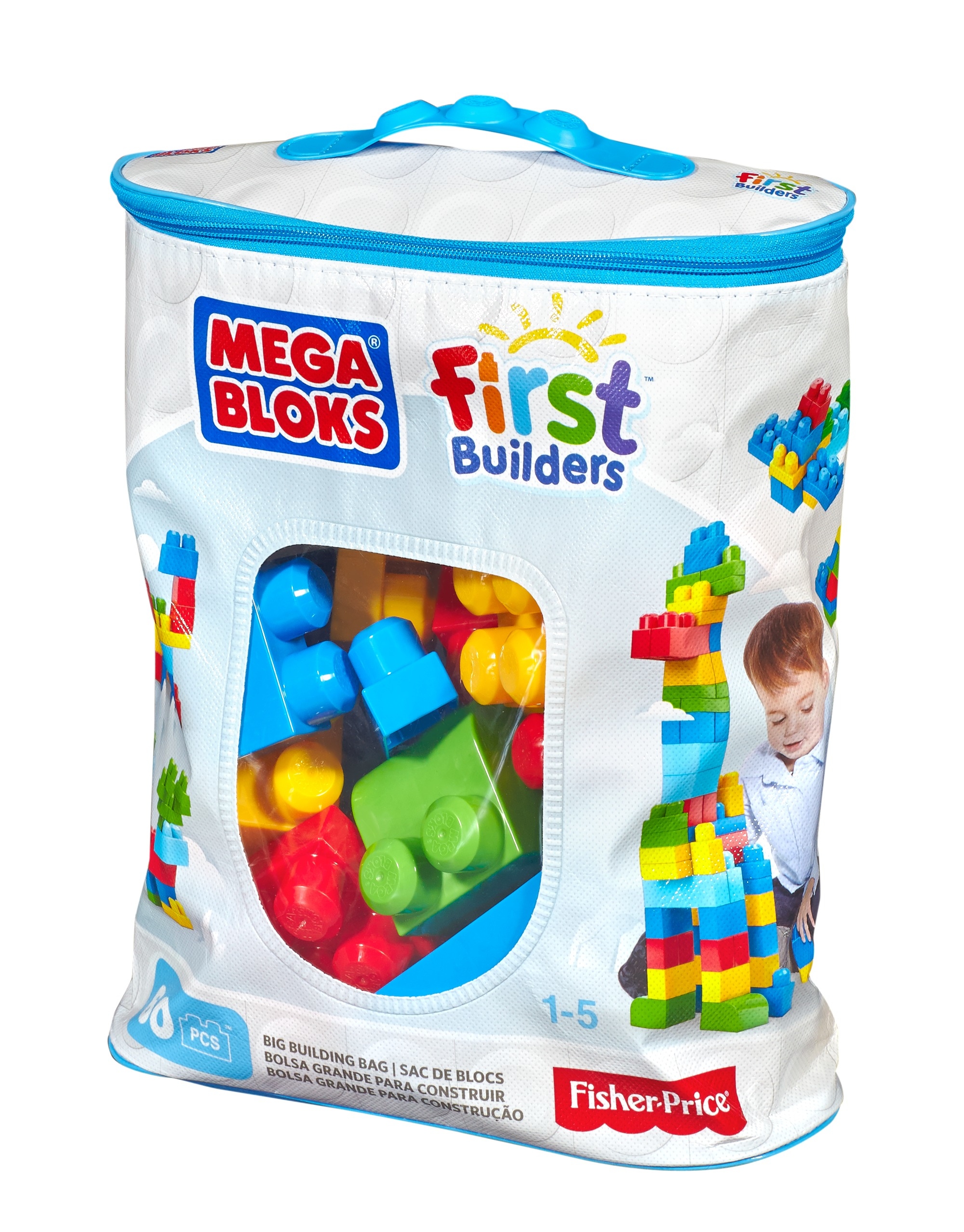 

Fisher-Price Duża Eco torba z klockami 60szt DCH55