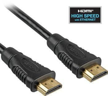 Premiumcord Hdmi kabel Hdmi 0,5m (v1.4, 3D, pozłacane styki, ekranowany)