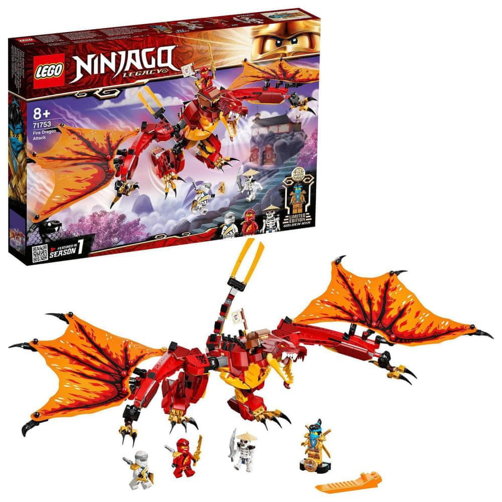 Lego 71753 Ninjago Útok ohnivého draka