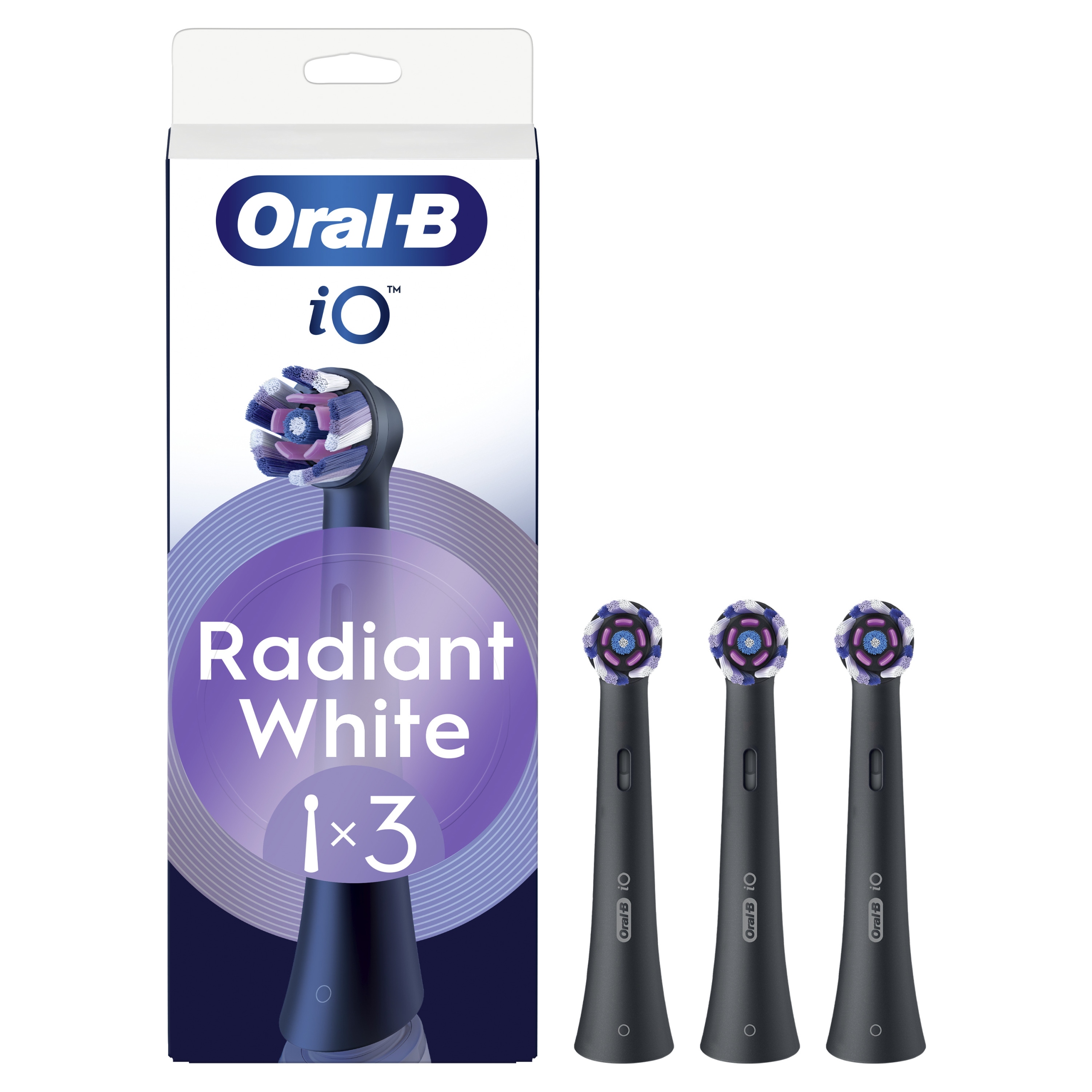 Oral-B Io Radiant White Black 3-pack