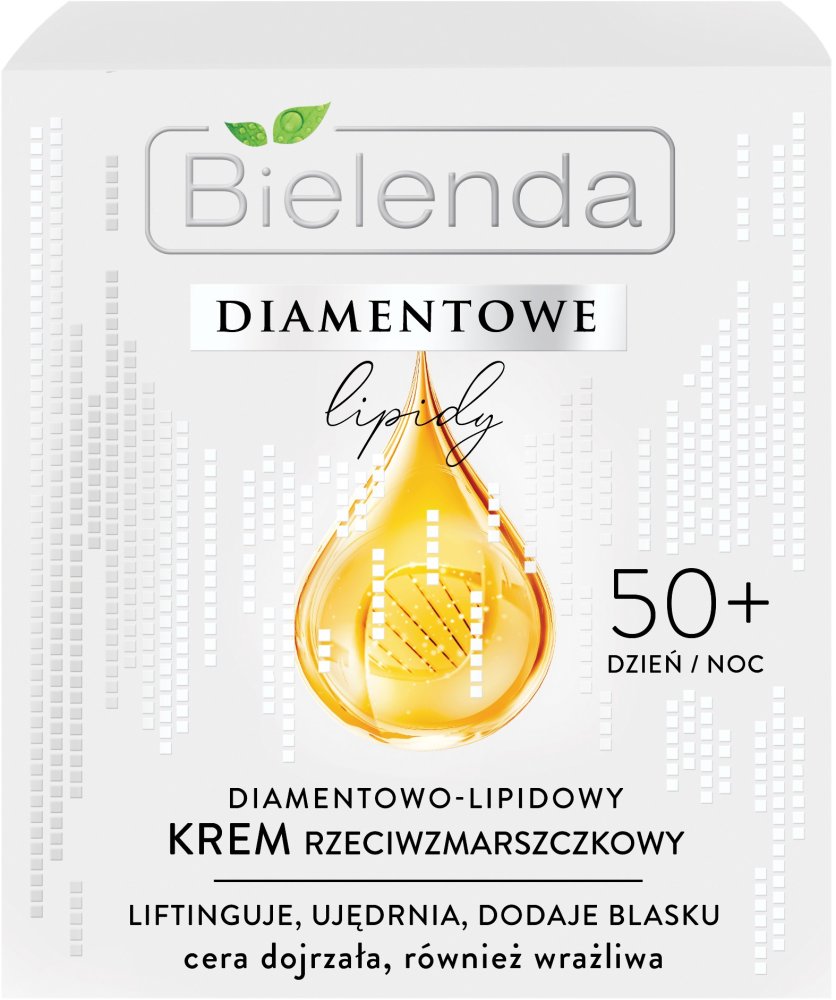 Bielenda Diamantové Lipidy 50+ Protivráskový krém na obličej Den/Noc