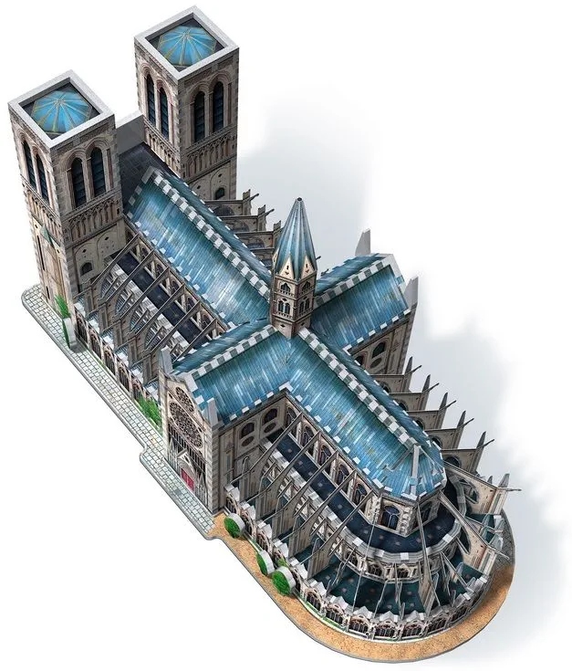 Puzzle 3D Wrebbit katedra Notre Dame de Paris Bohater Inny