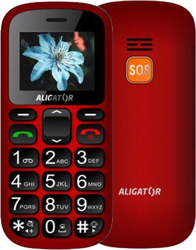 Aligator A321 Senior červeno-černý st.nab.