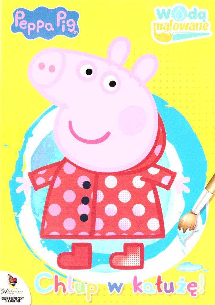 

Malowanka Wodna Świnka Peppa Chlup w kałużę! Pig