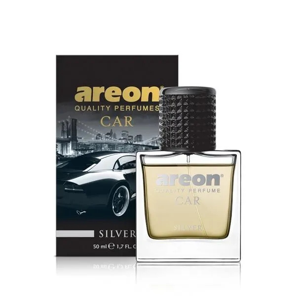 Perfumy Samochodowe Zapach Do Auta Areon Car Perfumes 50 ml Silver
