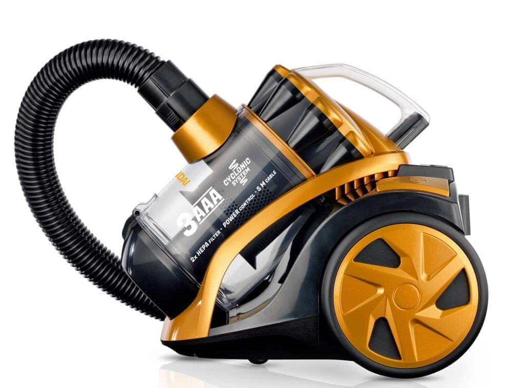 Odkurzacz bezworkowy Hyundai VC-014 Hepa akcesoria 800W