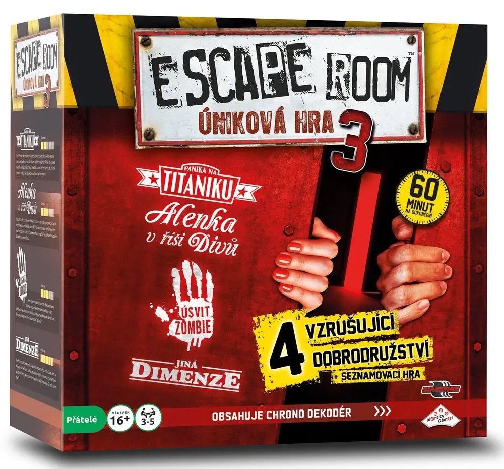 Asmodee Escape Room 3: úniková hra 4 scénáře