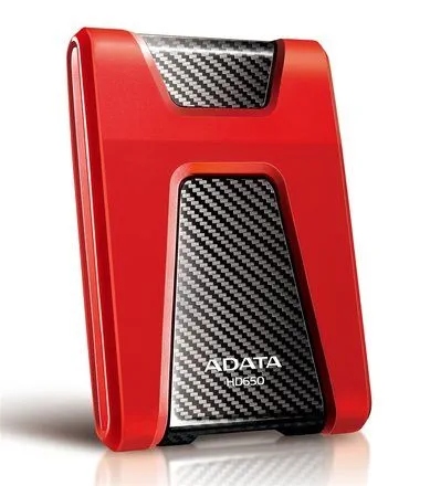 Dysk zewnętrzny Adata HD650 2TB Czerwony